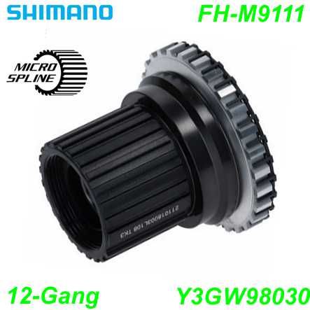 Shimano Freilaufkörper FH-M9111 12-G. MICRO-SPLINE Y3GW98030